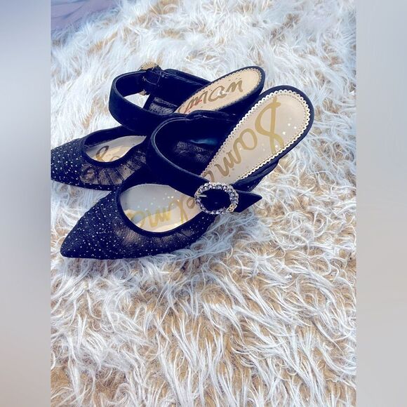 Sam Edelman Shoes Halo Fabric Pointed Sz 9 - Picture 3 of 9